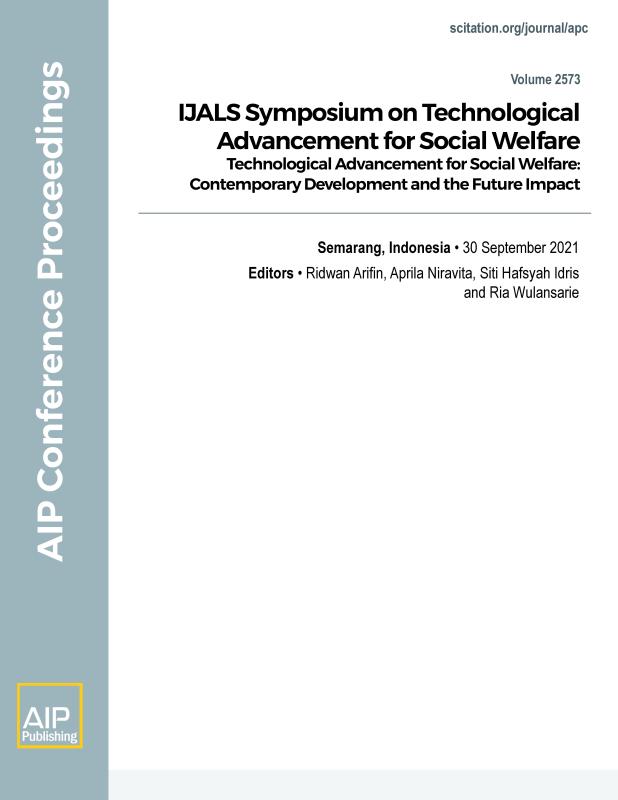 Cover of Volume 2573: IJALS Symposium on Technological Advancement for Social Welfare