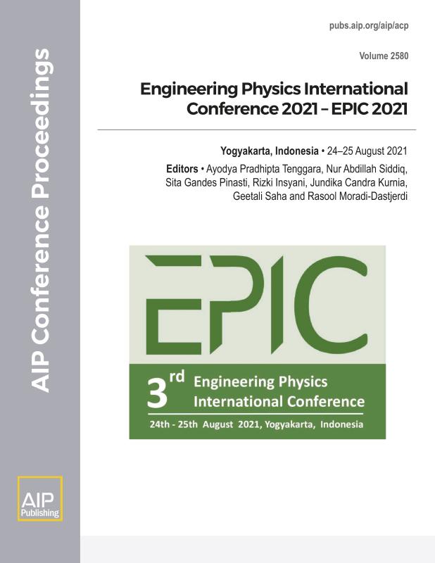Cover of Volume 2580: Engineering Physics International Conference 2021  EPIC 2021