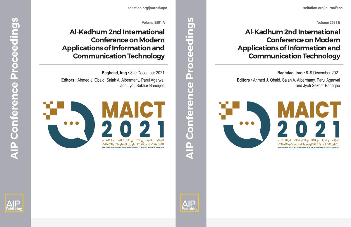 Cover of Volume 2591: Al-Kadhum 2nd International Conference on Modern Applications of Information and Communication Technology 