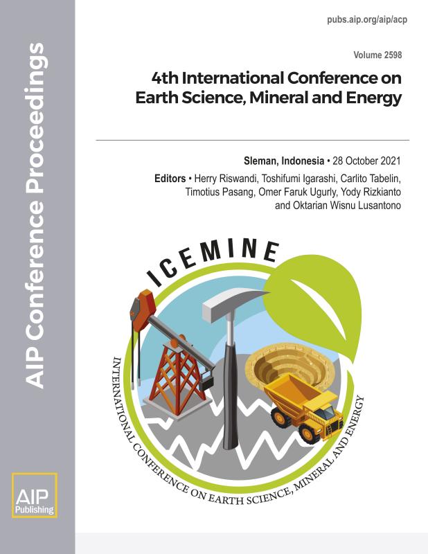 Cover of Volume 2598: 4th International Conference on Earth Science, Mineral and Energy