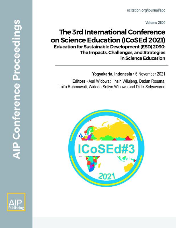 Cover of Volume 2600: The 3rd International Conference on Science Education (ICoSEd 2021)