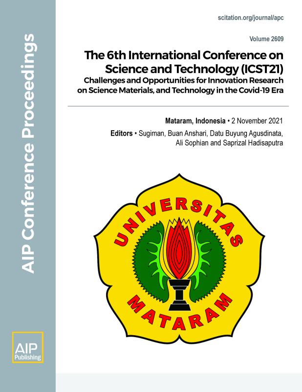 Cover of Volume 2609: The 6th International Conference on Science and Technology (ICST21)