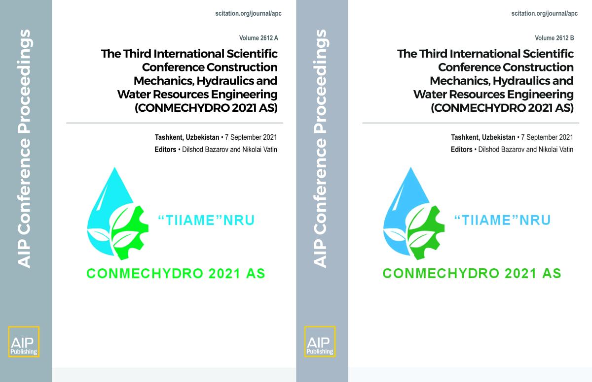 Cover of Volume 2612: The Third International Scientific Conference Construction Mechanics, Hydraulics and Water Resources Engineering ( CONMECHYDRO 2021 AS)