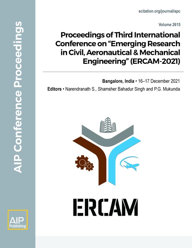 Cover of Volume 2615: Proceedings of Third International Conference on Emerging Research in Civil, Aeronautical & Mechanical Engineering (ERCAM-2021)
