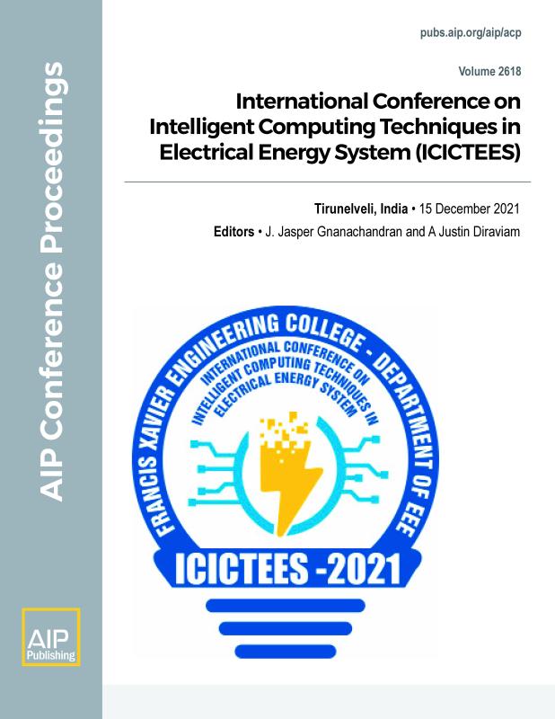 Cover of Volume 2618: Intelligent Computing Techniques in Electrical Energy System