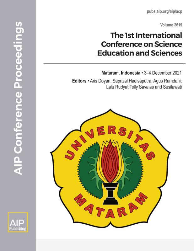 Cover of Volume 2619: The 1st International Conference on Science Education and Sciences