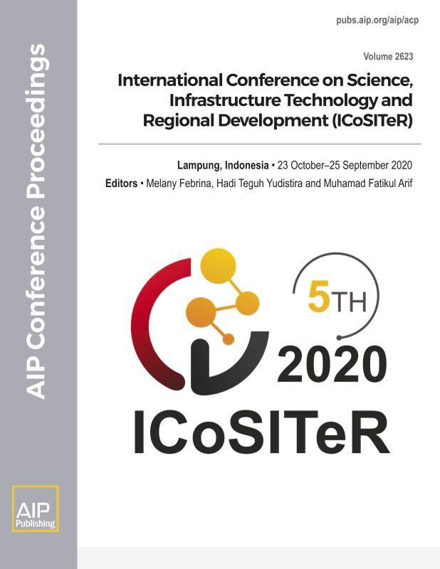 Cover of Volume 2623: International Conference on Science, Infrastructure Technology and Regional Development (ICoSITeR) 