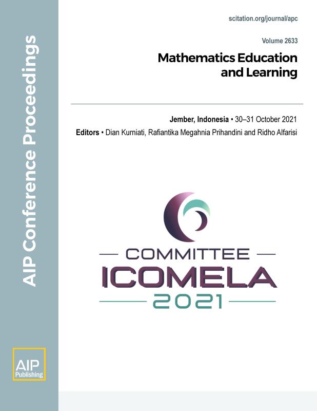 Cover of Volume 2633: Mathematics Education and Learning