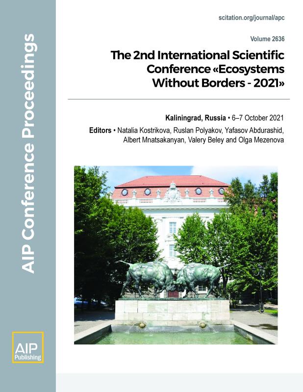 Cover of Volume 2636: The 2nd International Scientific Conference «Ecosystems Without Borders - 2021»