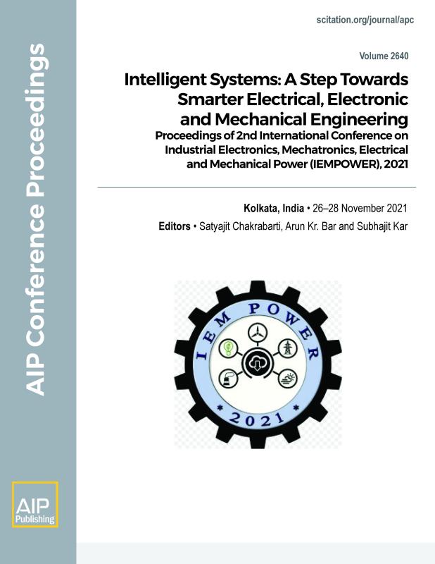 Cover of Volume 2640: Intelligent Systems: A step towards smarter Electrical, Electronic and Mechanical Engineering 