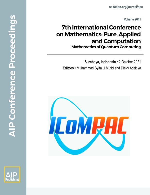 Cover of Volume 2641: 7th International Conference on Mathematics: Pure, Applied and Computation