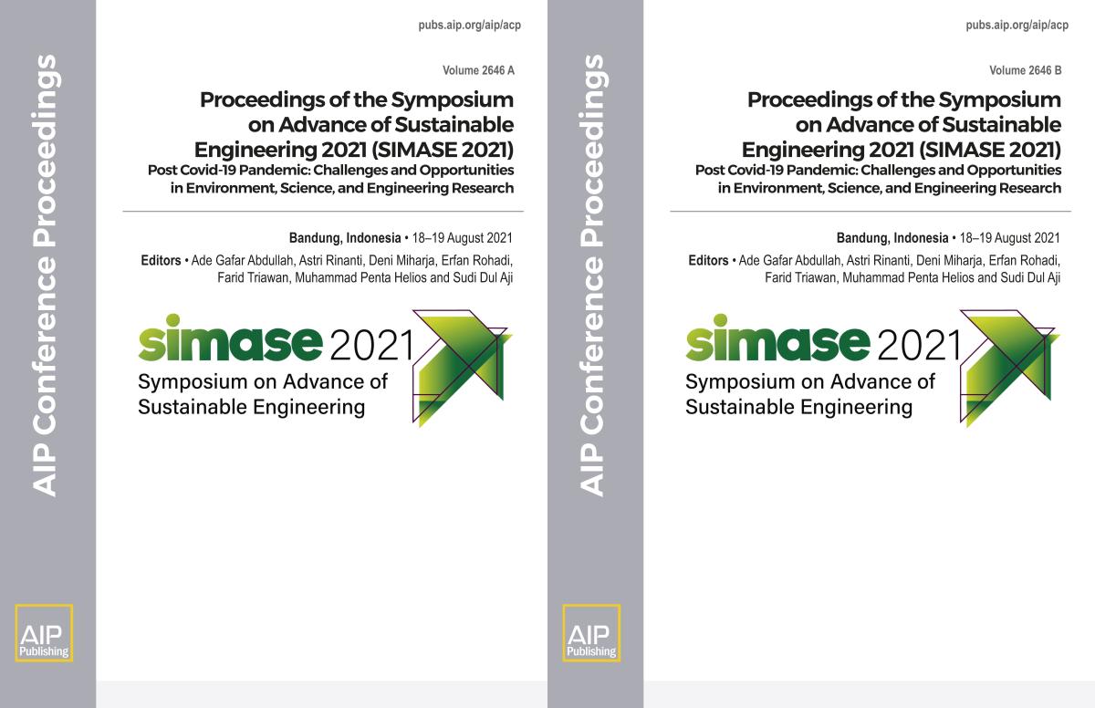 Cover of Volume 2646: Proceedings of the Symposium on Advance of Sustainable Engineering 2021 (SIMASE 2021)