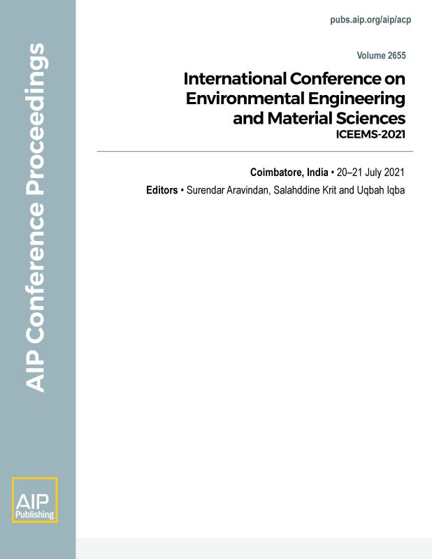 Cover of Volume 2655: International Conference on Environmental Engineering and Material Sciences