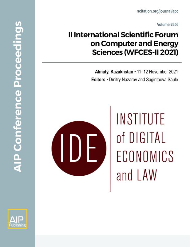 Cover of Volume 2656: II International Scientific Forum on Computer and Energy Sciences (WFCES-II 2021)