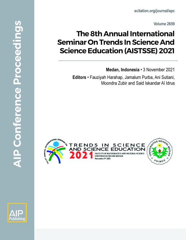Cover of Volume 2659: The 8th Annual International Seminar On Trends In Science And Science Education (AISTSSE) 2021
