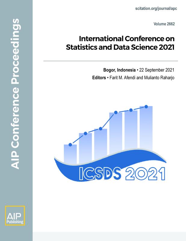 Cover of Volume 2662: International Conference on Statistics and Data Science 2021