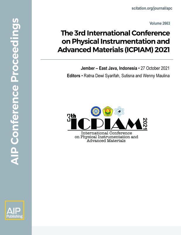 Cover of Volume 2663: The 3rd International Conference on Physical Instrumentation and Advanced Materials (ICPIAM) 2021