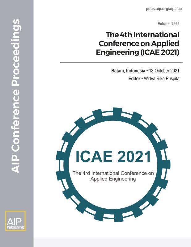 Cover of Volume 2665: The 4th International Conference on Applied Engineering (ICAE 2021)