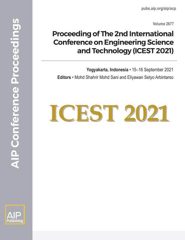 Cover of Volume 2677: Proceeding of The 2nd International Conference on Engineering Science and Technology (ICEST 2021)