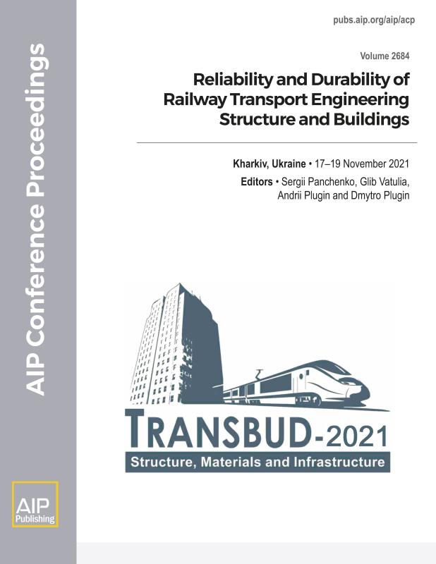 Cover of Volume 2684: RELIABILITY AND DURABILITY OF RAILWAY TRANSPORT ENGINEERING STRUCTURE AND BUILDINGS
