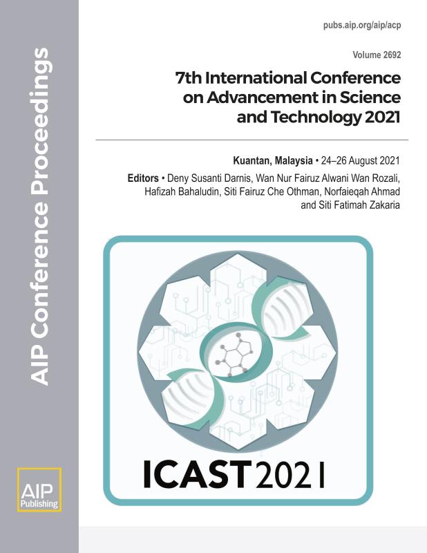 Cover of Volume 2692: 7th International Conference on Advancement in Science and Technology 2021