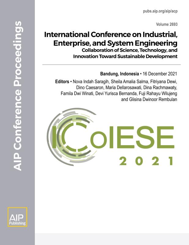 Cover of Volume 2693: International Conference on Industrial, Enterprise, and System Engineering
