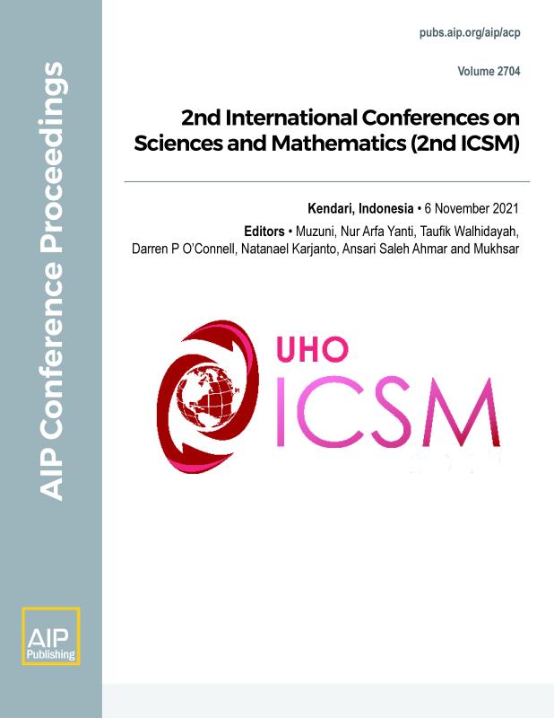 Cover of Volume 2704: 2nd International Conferences on Sciences and Mathematics (2nd ICSM)