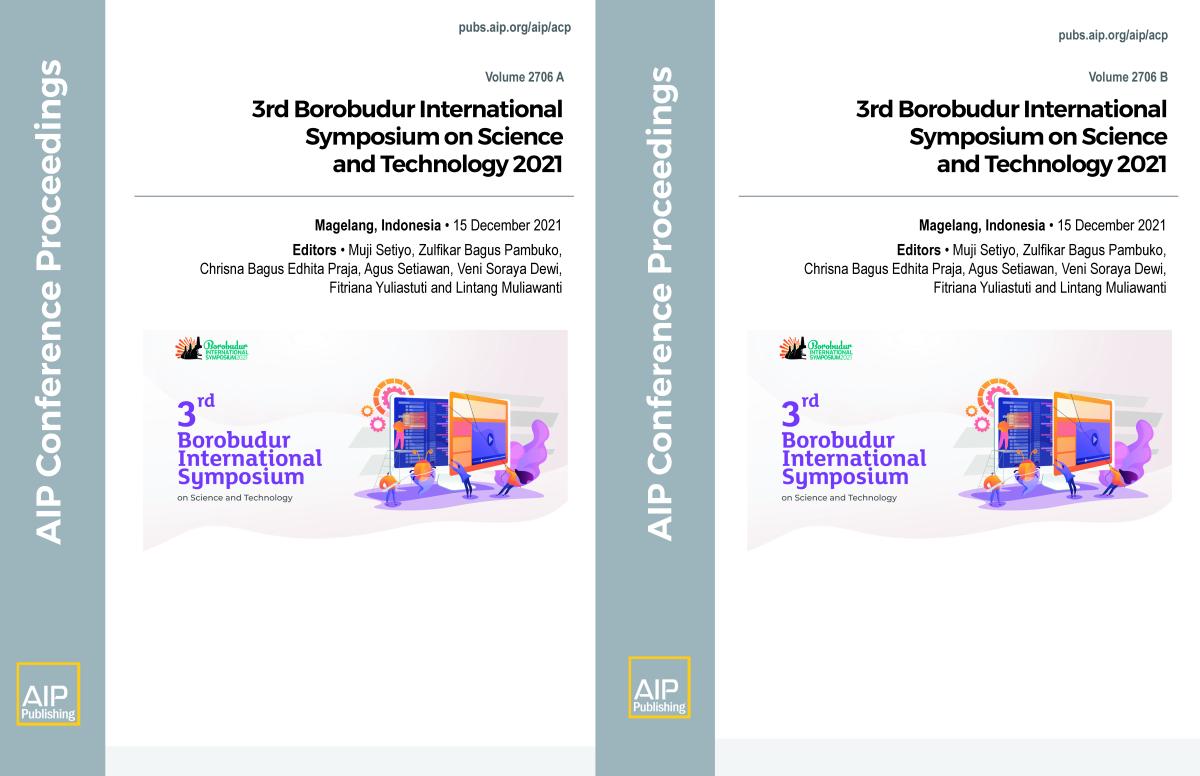 Cover of Volume 2706: 3rd Borobudur International Symposium of Science and Technology 2021