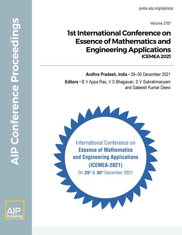 Cover of Volume 2707: 1st International Conference on Essence of Mathematics and Engineering Applications 