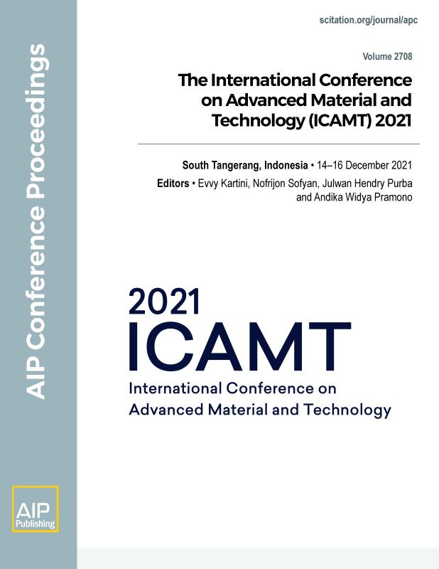 Cover of Volume 2708: The International Conference on Advanced Material and Technology (ICAMT) 2021