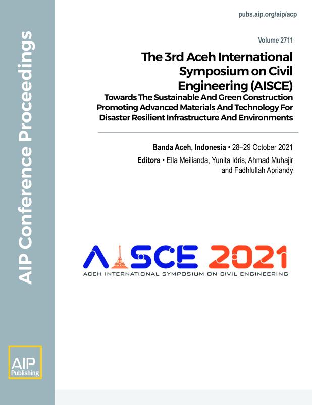 Cover of Volume 2711: The 3rd Aceh International Symposium on Civil Engineering (AISCE)