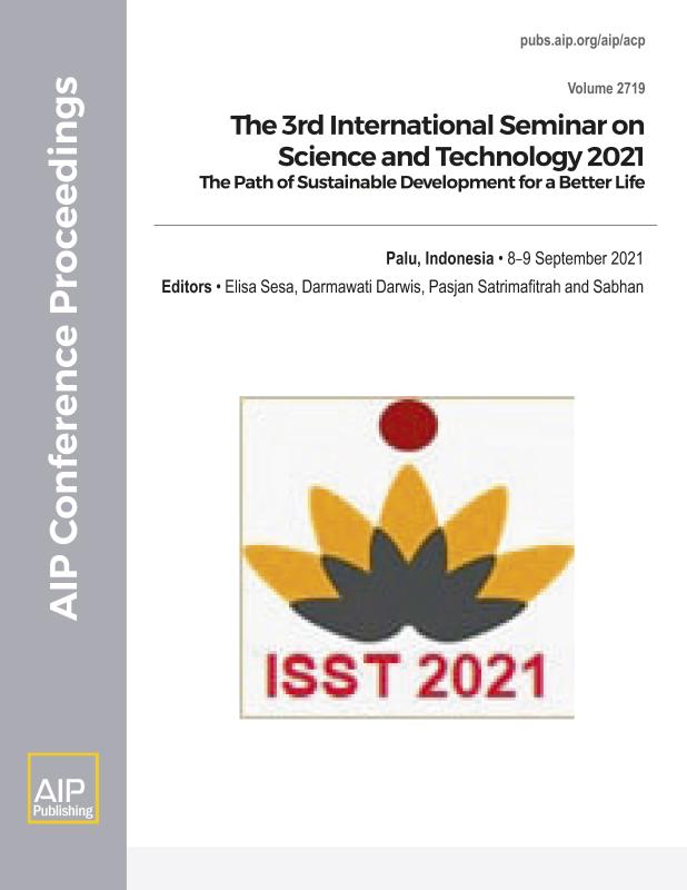 Cover of Volume 2719: The 3rd International Seminar on Science and Technology 2021