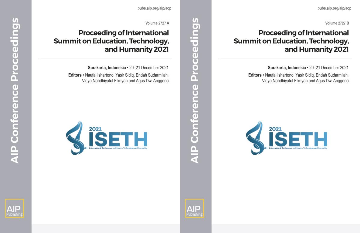 Cover of Volume 2727: Proceeding of International Summit on Education, Technology, and Humanity 2021