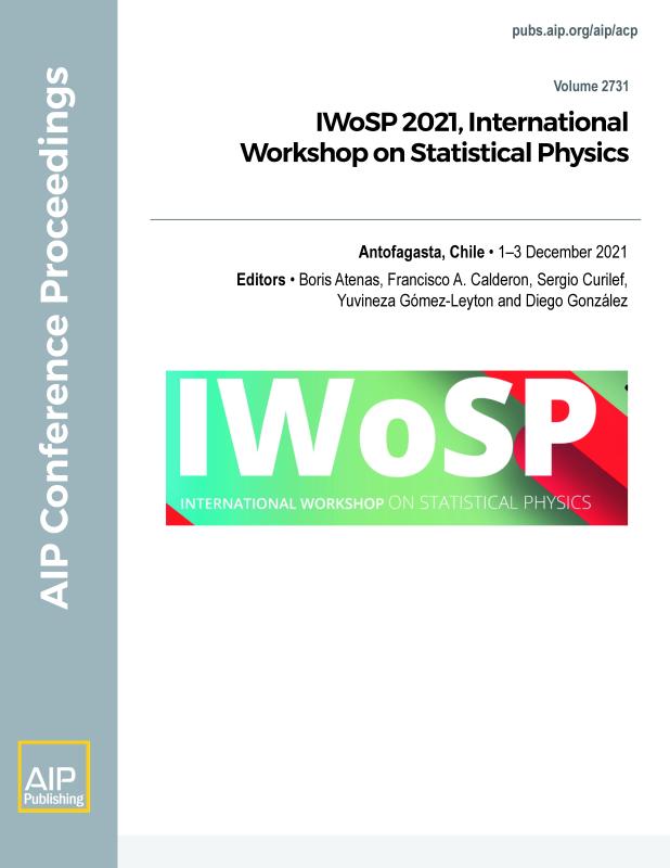 Cover of Volume 2731: IWoSP 2021, International Workshop on Statistical Physics