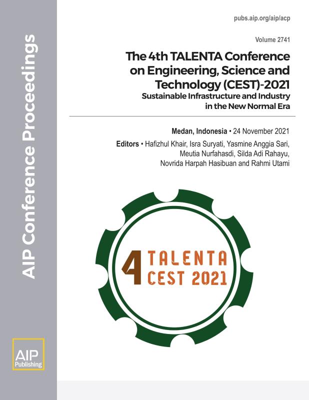 Cover of Volume 2741: The 4th TALENTA Conference on Engineering, Science and Technology (CEST)-2021