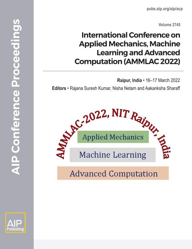 Cover of Volume 2745: International Conference on Applied Mechanics, Machine Learning and Advanced Computation (AMMLAC 2022)