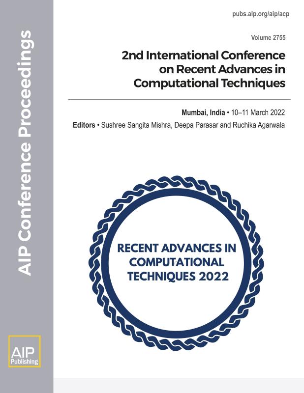 Cover of Volume 2755: 2nd International Conference on Recent Advances in Computational Techniques