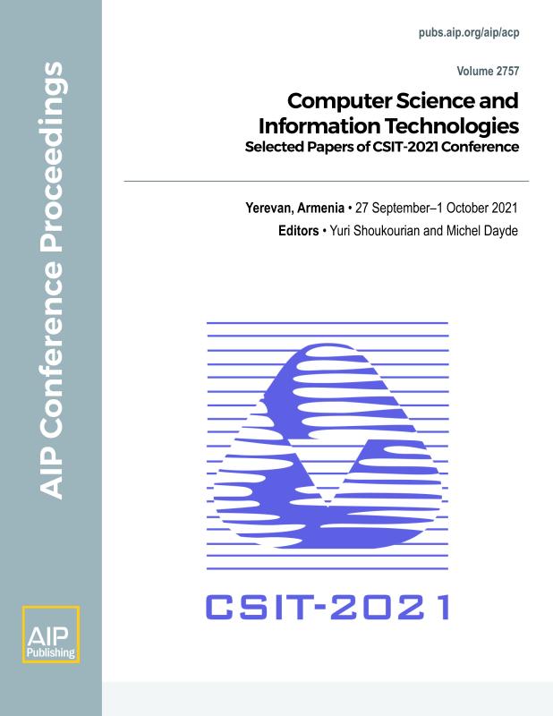 Cover of Volume 2757: Computer Science and Information Technologies