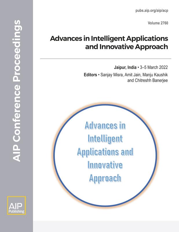 Cover of Volume 2760: Advances in Intelligent Applications and Innovative Approach