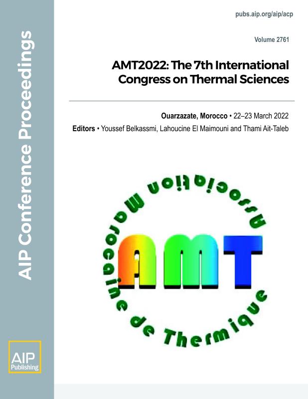 Cover of Volume 2761: AMT2022: The 7th International Congress on Thermal Sciences 