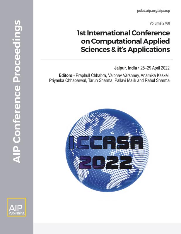 Cover of Volume 2768: 1st International Conference on Computational Applied Sciences & its Applications