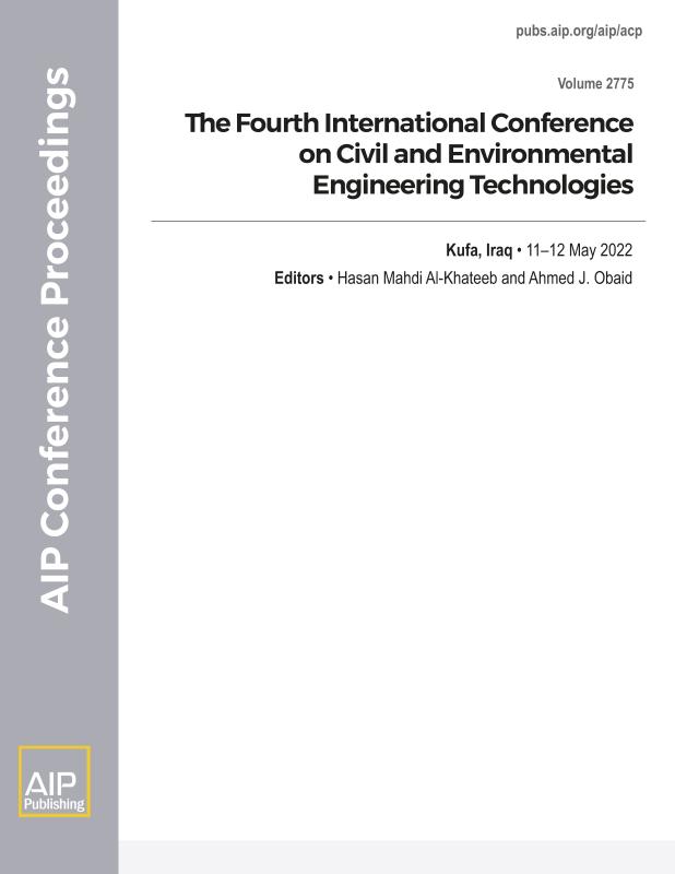 Cover of Volume 2775: The Fourth International Conference on Civil and Environmental Engineering Technologies