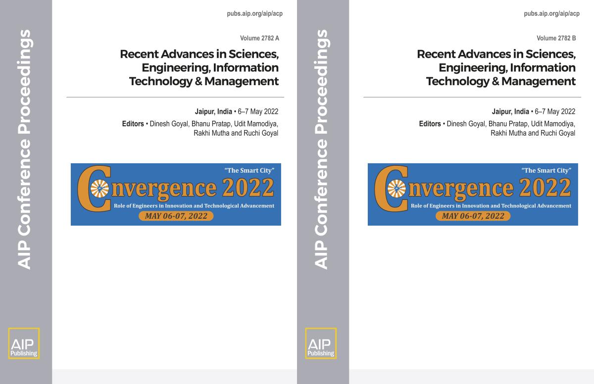 Cover of Volume 2782: Recent Advances in Sciences, Engineering, Information Technology & Management
