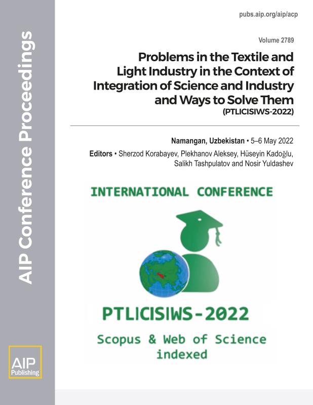 Cover of Volume 2789: Problems in the Textile and Light Industry in the Context of Integration of Science and Industry and Ways to Solve Them