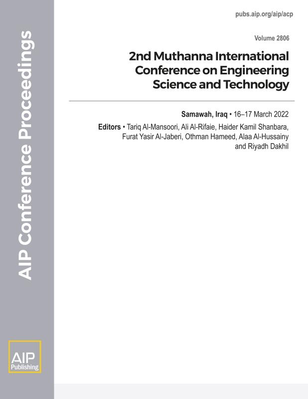 Cover of Volume 2806: 2nd Muthanna International Conference on Engineering Science and Technology