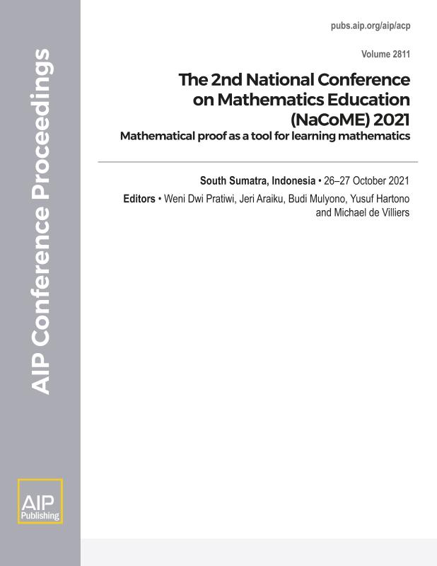 Cover of Volume 2811: The 2nd National Conference on Mathematics Education (NaCoME) 2021