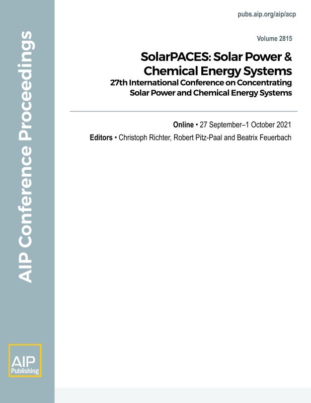 Cover of Volume 2815: SolarPACES: Solar Power & Chemical Energy Systems