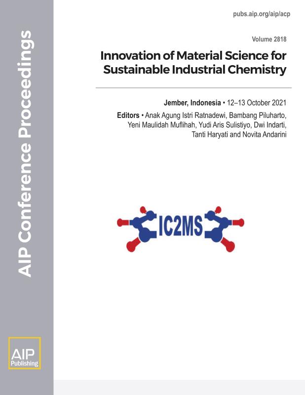 Cover of Volume 2818: Innovation of Material Science for Sustainable Industrial Chemistry