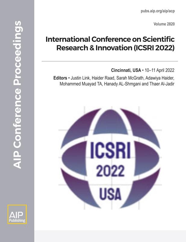 Cover of Volume 2820: International Conference on Scientific Research & Innovation (ICSRI 2022)