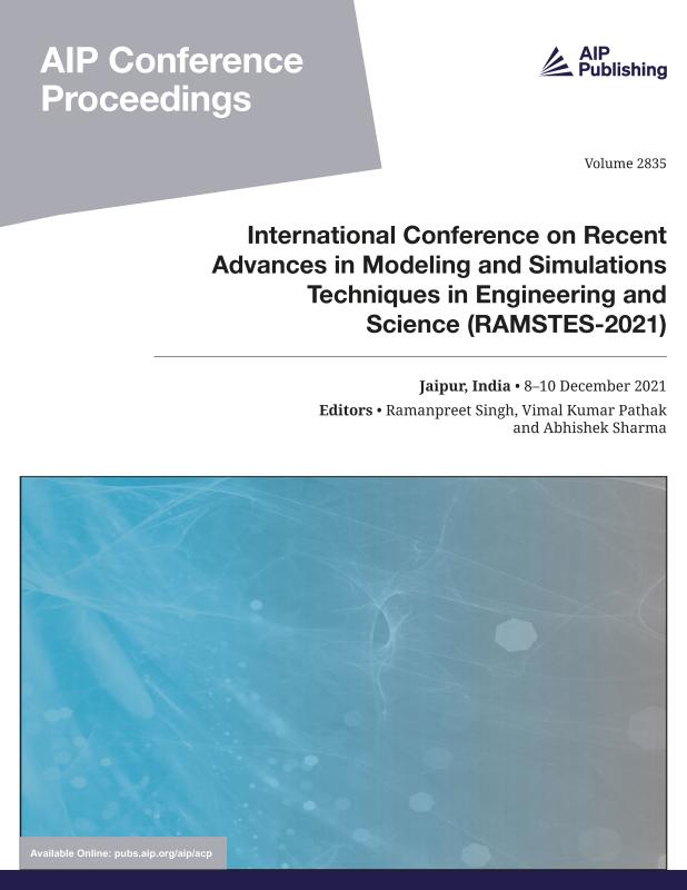 Cover of Volume 2835: International Conference on Recent. Advances in Modeling and Simulations Techniques in Engineering and Science (RAMSTES-2021)